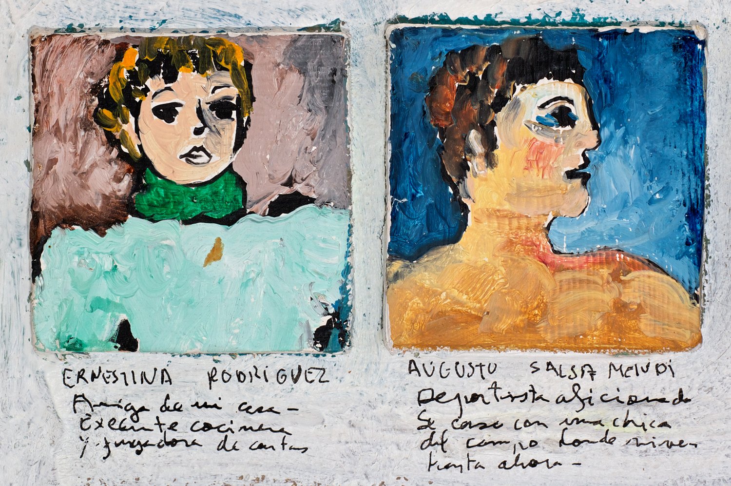 Détail 1a - Lista de Recuerdos 1942 - 1971