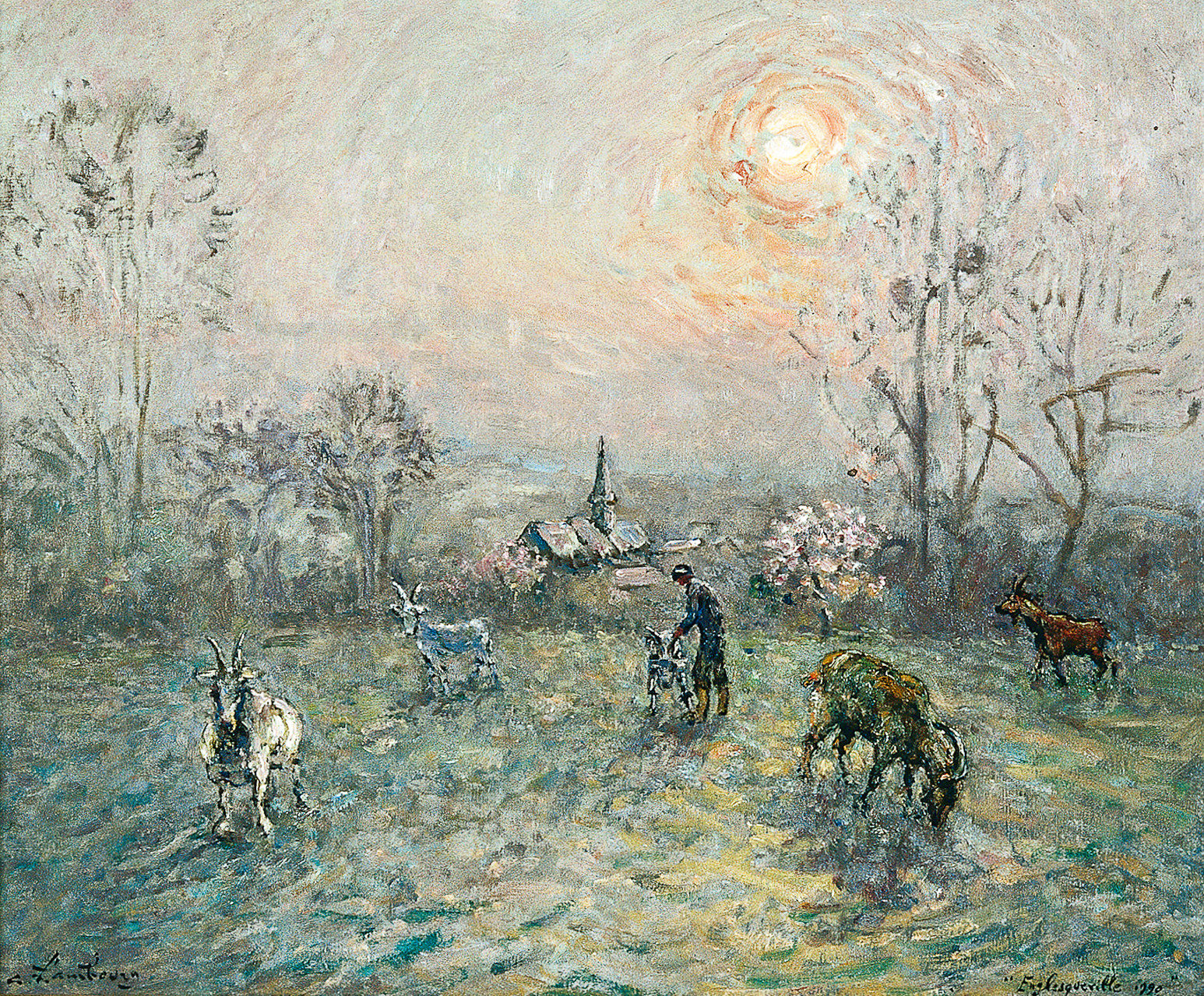 «Soleil de Mars» 1990, 60cmx73cm, EN46