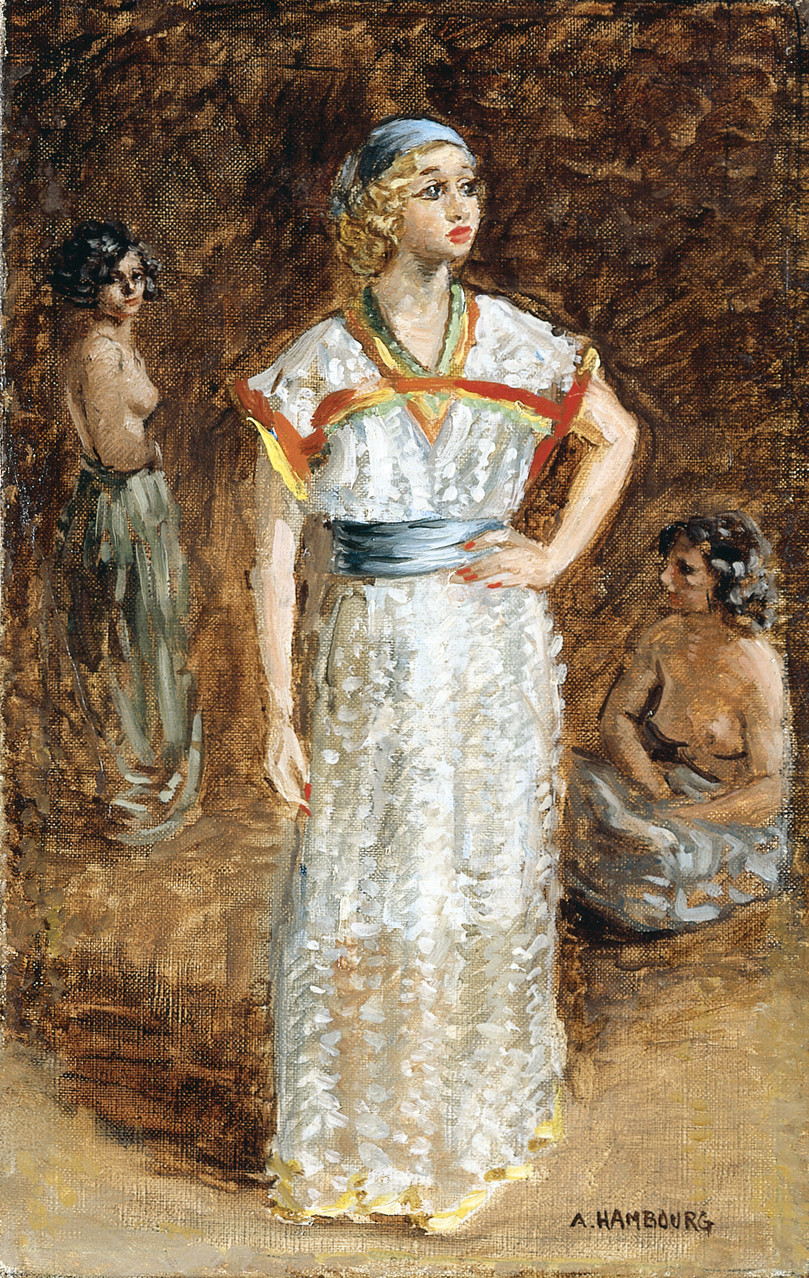 Les danseuses circa 1938 26,5 x 17cm MG61