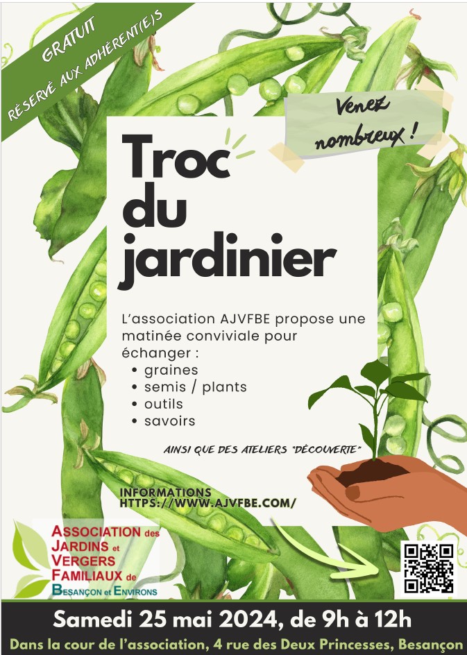 Troc du jardinier samedi 25 mai 2024