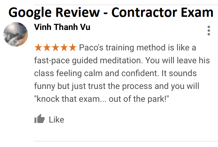 VA Contractors License