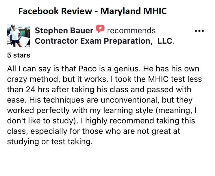 MHIC Maryland Home Improvement License