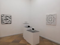 Ausstellungsansicht Ilse Aberer HOCH ZWEI bei artmark galerie, Foto: I. Aberer