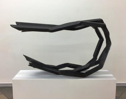 ROBERT SCHAD, Skulptur Vierkantstahl 45mm massiv, 2019-2020