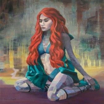 Harry Ergott, Brilliant Adventure (Ausschnitt), Acryl / Kunstdruckpapier auf Dibond