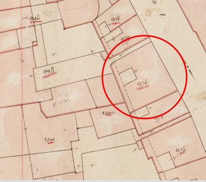 Kadastrale minuutkaart van 1811-1832. 