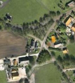 De zandloperstructuur van de dubbele brink. 