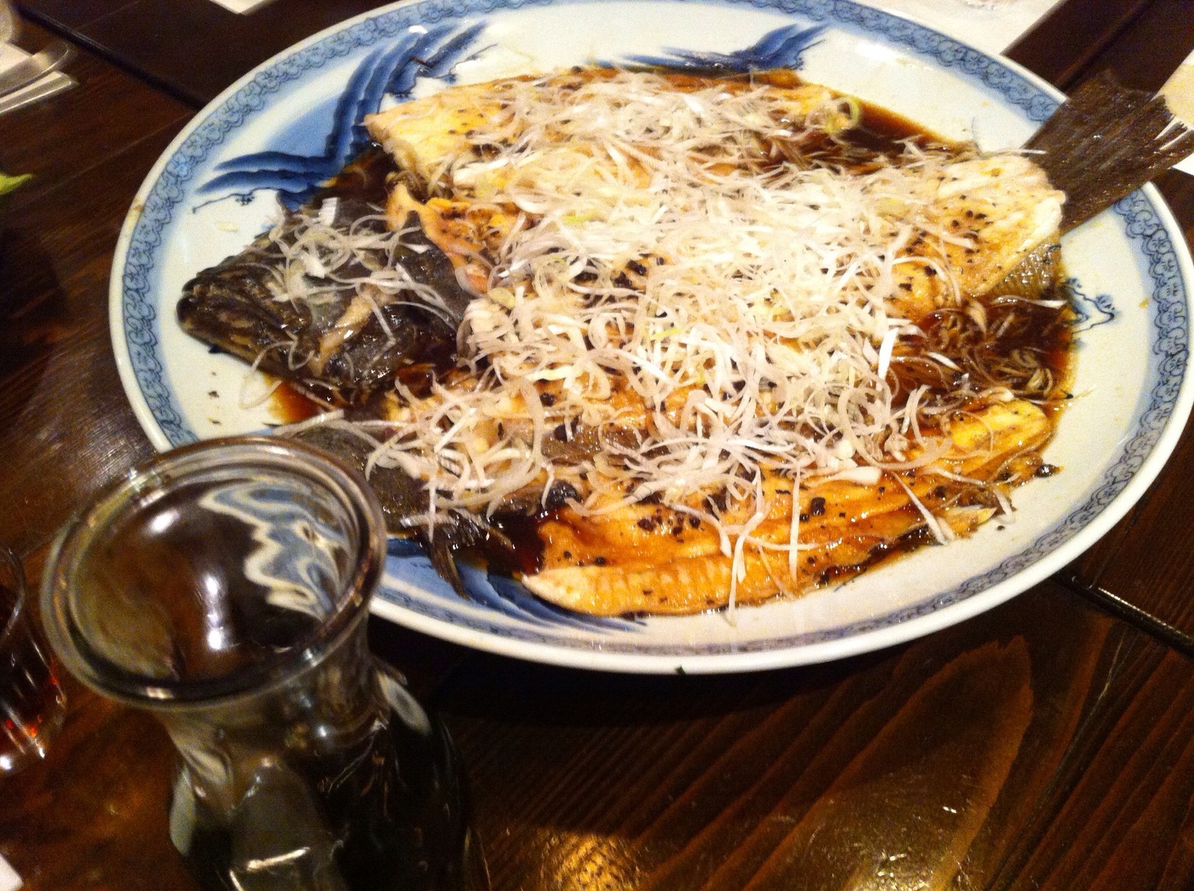 ヒラメのお醤油蒸し