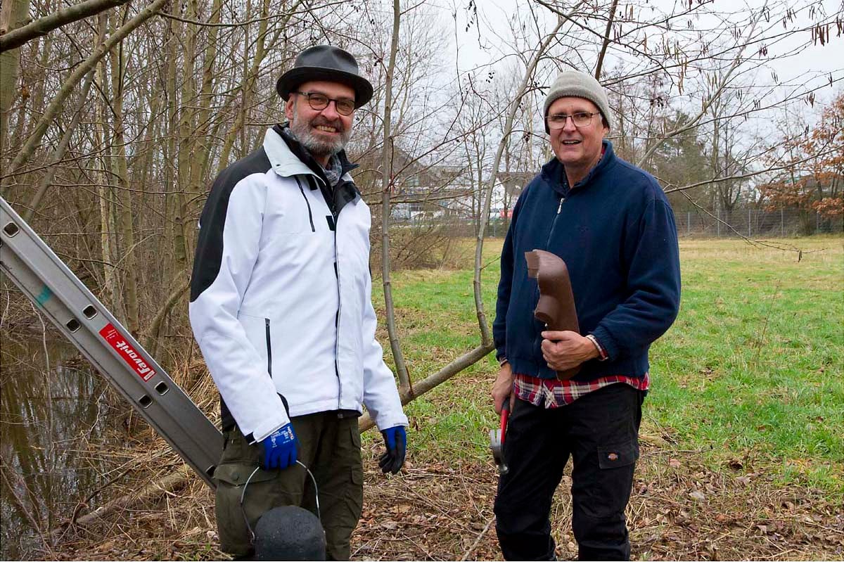  Revierbetreuern Heiko Kleinsorge und Markus Rebmann, Foto: Andreas Pulwey