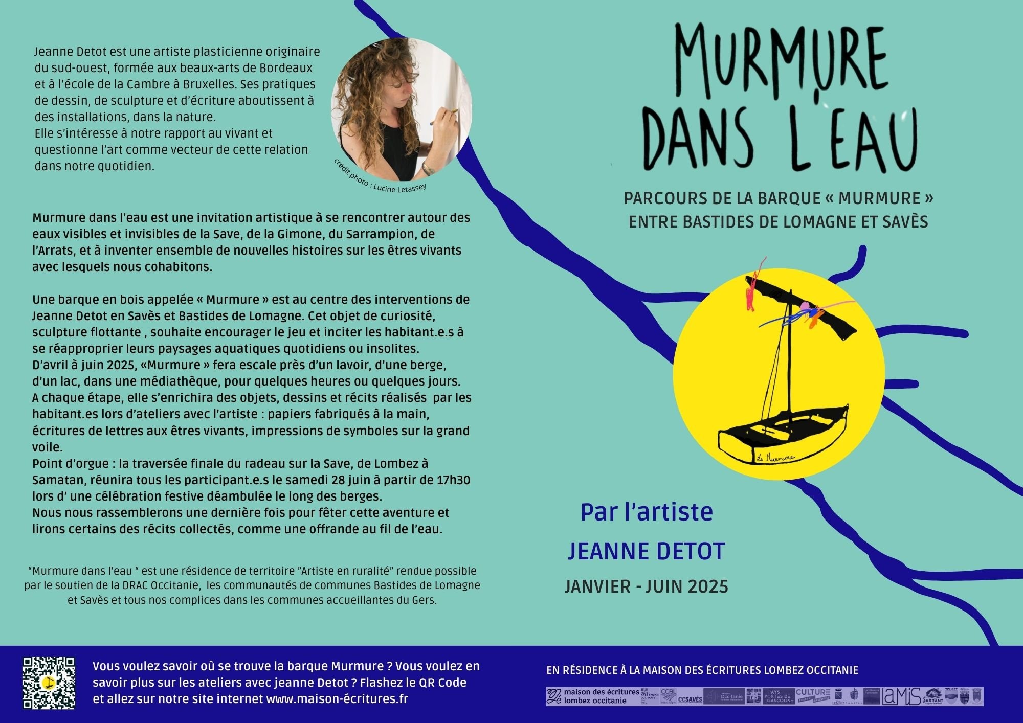 Murmure dans l'eau - Présentation de la résidence