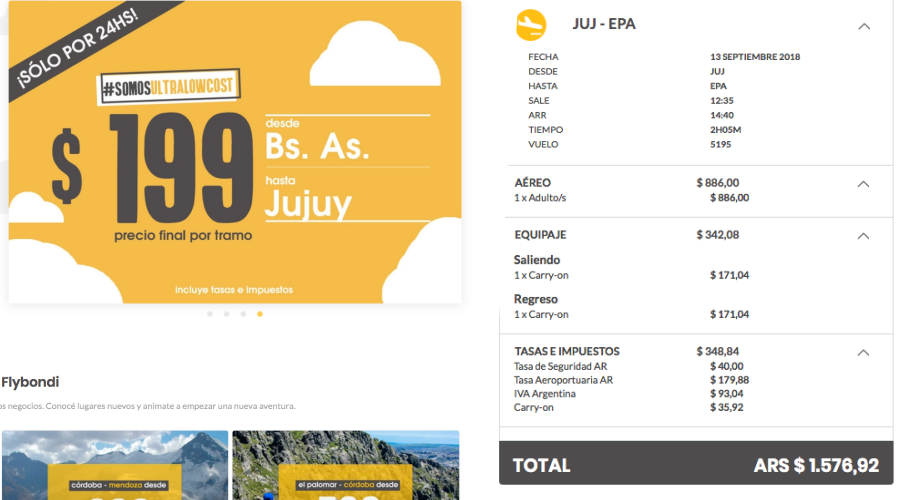 FlyBondi Mentira Fly Bondi