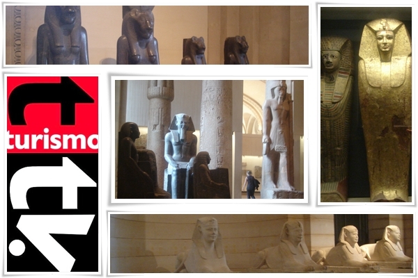 Turismo Tv en El Louvre. Arte egipcio en Turismo Tv. Turismo Tv, televisión turística