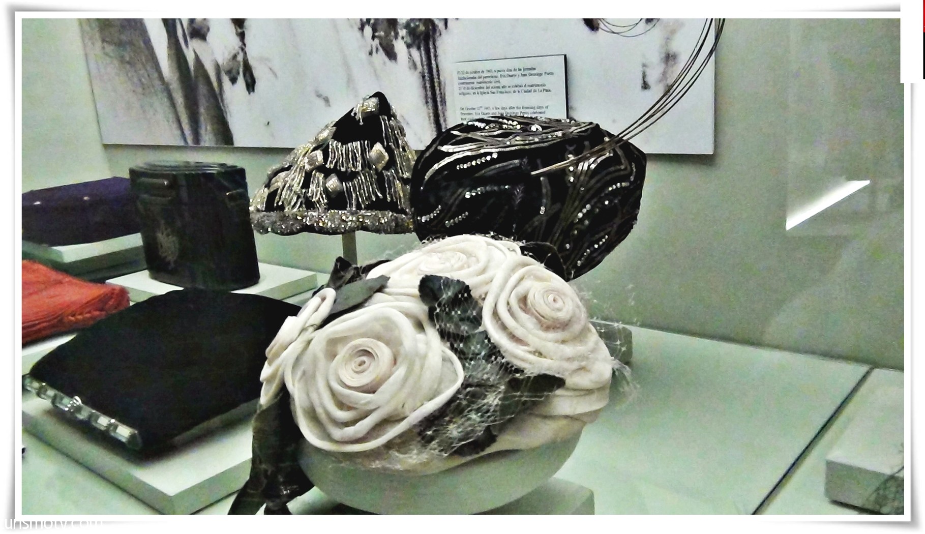 Eva Peron Evita sombrero blanco