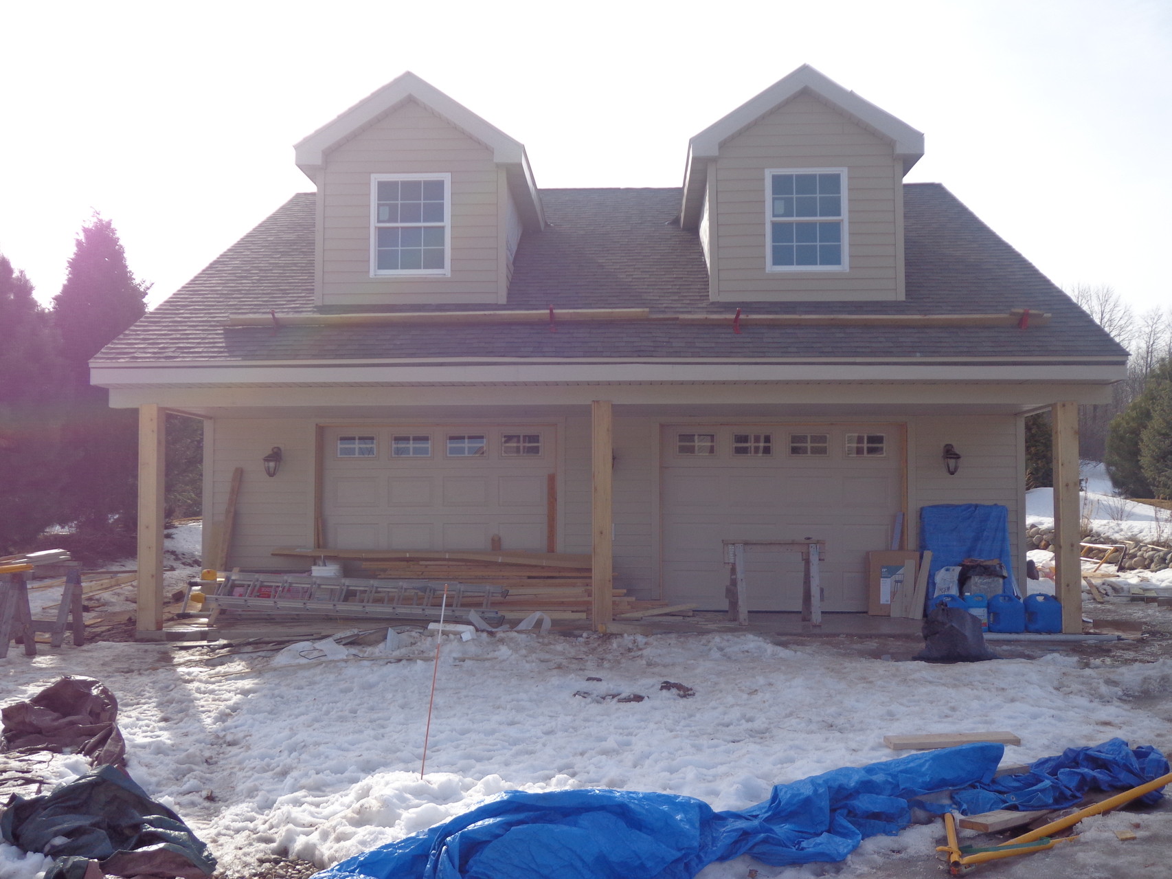 Saukville garage, 2013-2014