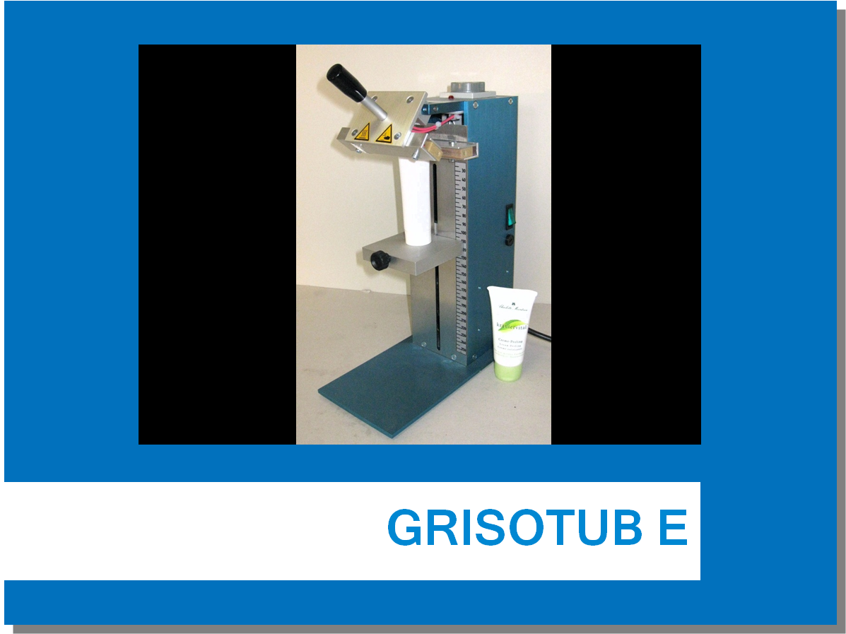 Verschliessgerät für Kunststofftuben- und Laminattuben