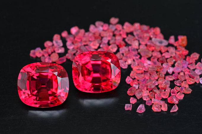 Розовая шпинель