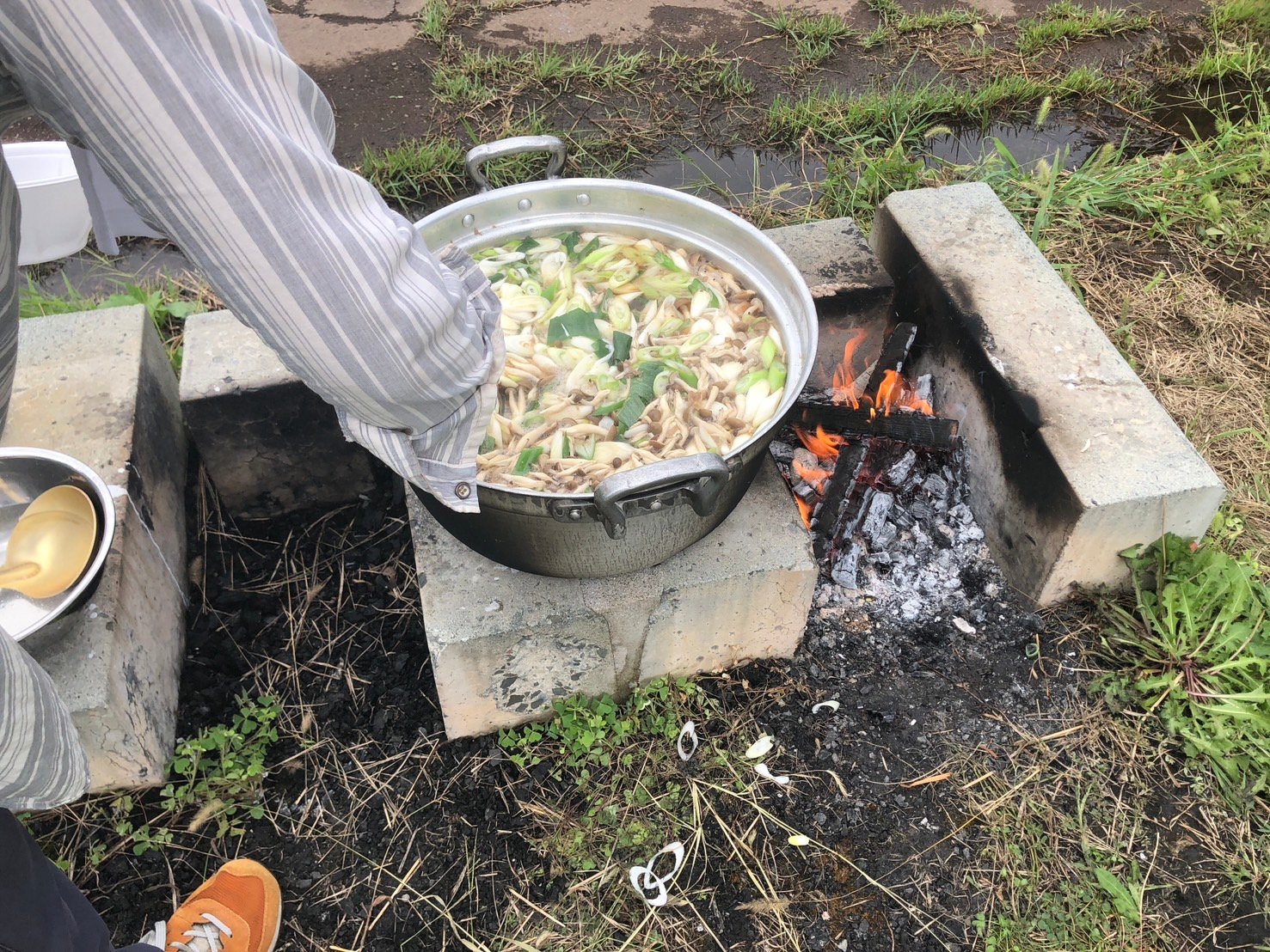 9月14日里芋収穫＆芋煮会in伝承館