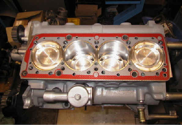 Verwendung einer Stahlring-Zylinderkopfdichtung