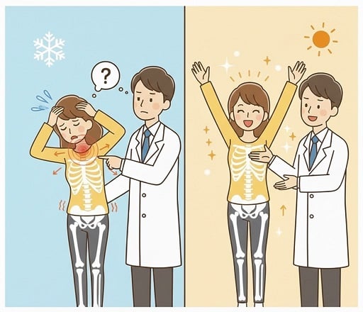 【大阪本町で冬の体ケア】冷え・肩こりに効く1分ストレッチと、カイロが教える根本改善の秘訣