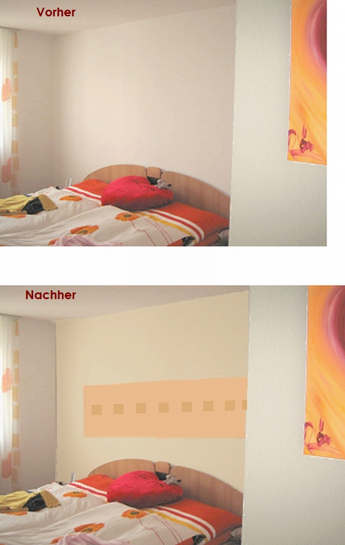 schlafzimmer vorschlag für Rückwand stärken