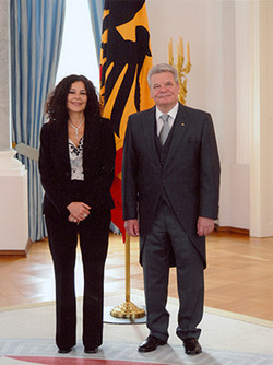Botschafterin mit Präsident Gauck