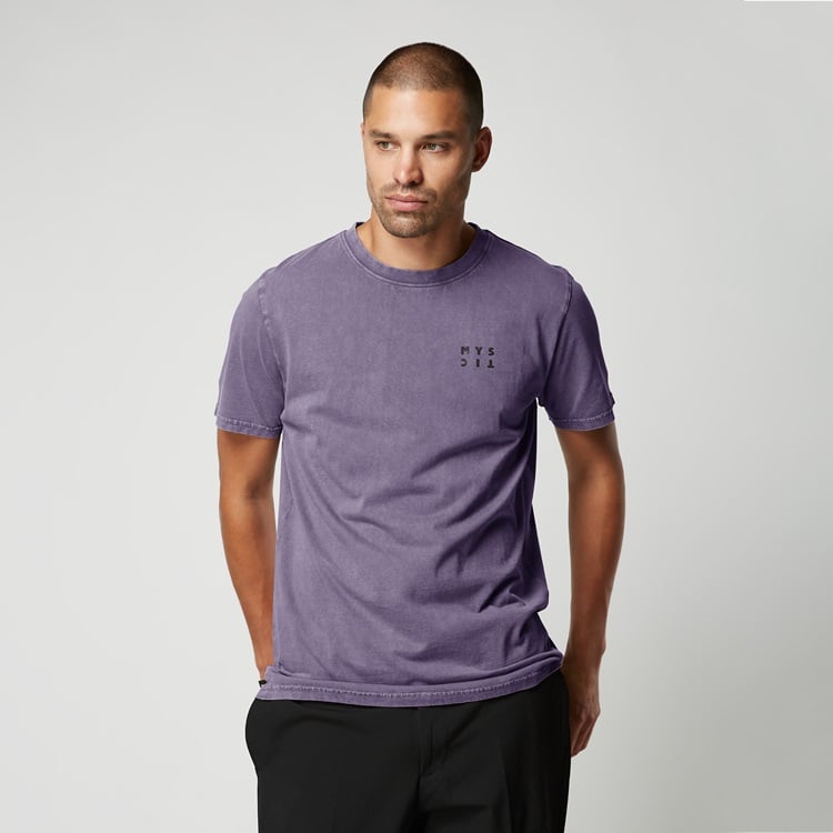 Mystic The Mirror GMT Dye Tee Retro Lilac im SALE bei WindSucht