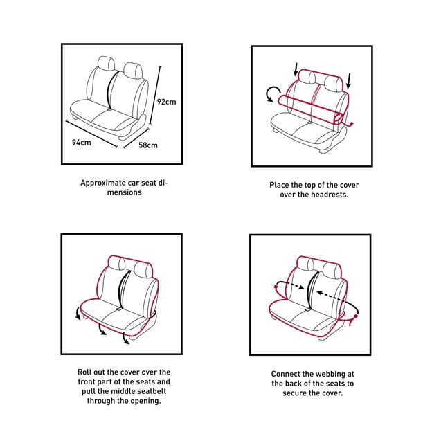 Mystic Car Seat Double Cover 2024 bei WindSucht