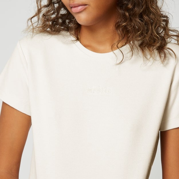 Mystic The Spirit Tee Off White im WINTER SALE bei uns