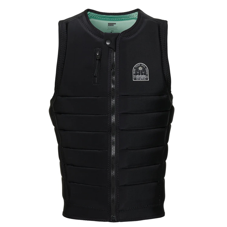 Mystic Check Out Impact Vest Fzip Wake Black bei WindSucht