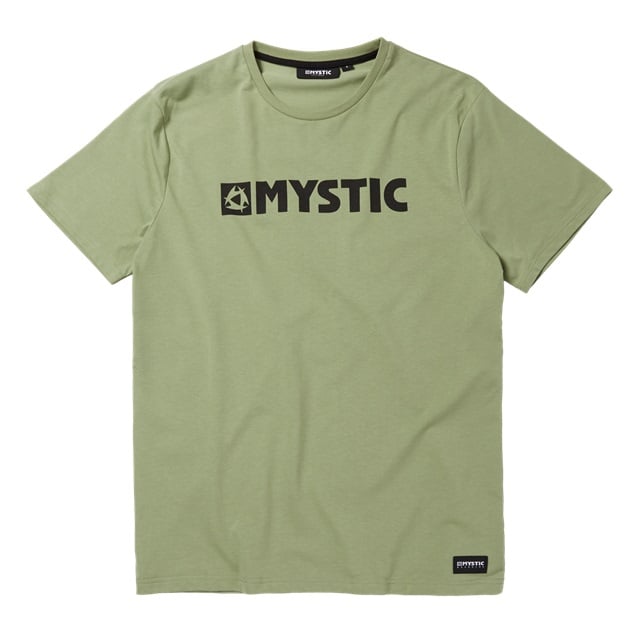 Mystic Brand Tee Olive Green in GROß