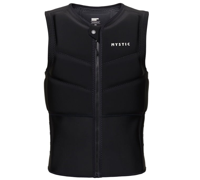 Mystic Star Impact Vest Fzip Black 2023 bei WindSucht