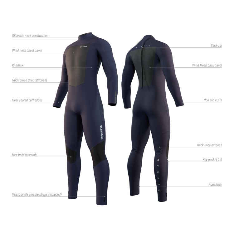Mystic Majestic Wetsuit Backzip WindSucht