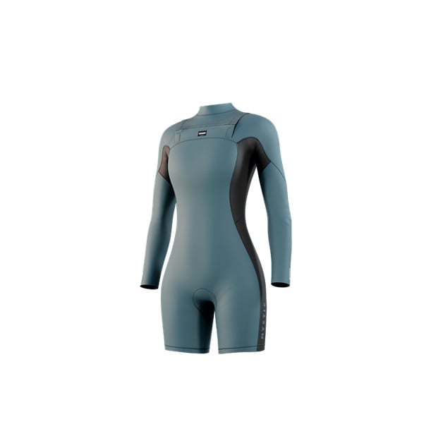 Mystic Haven Longarm Shorty 3/2mm Fzip Women Teal im ANGEBOT bei WindSucht