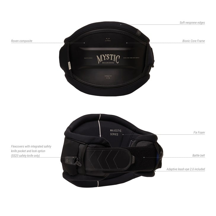 Mystic Majestic Waist Harness 2024 Off White bei WindSucht