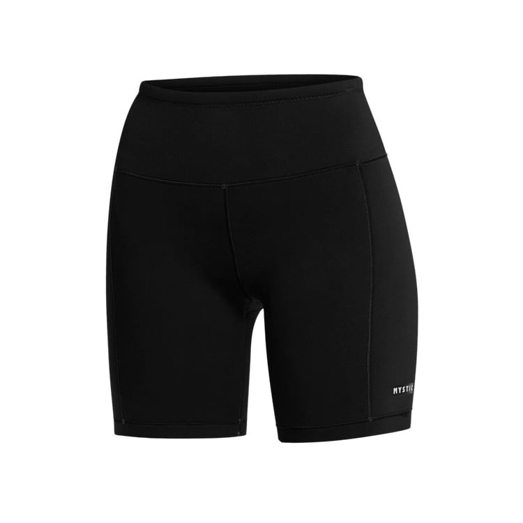 Mystic Lunar Neoprene Biker Shorts Women Black bei WindSucht