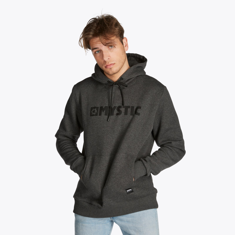Mystic Brand Hood Sweat Asphalt Melee im ANGEBOT bei WindSucht