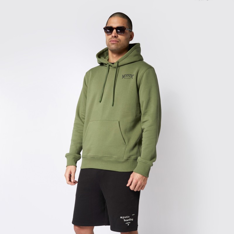 Mystic Ethos Hood Sweat Dark Olive bei WindSucht