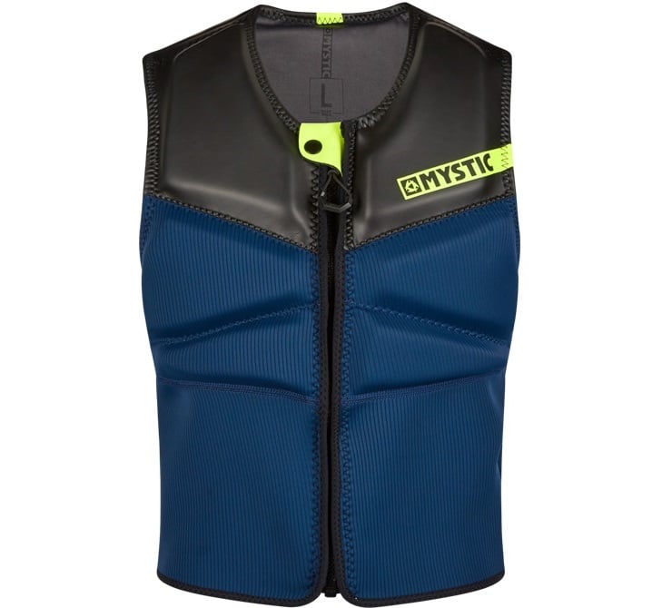 Mystic Block Impact Vest Fzip Kite Navy Lime bei WindSucht im SALE