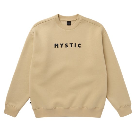 Mystic Brand Crew Sweat Pale Khaki bei WindSucht in Hamminkeln