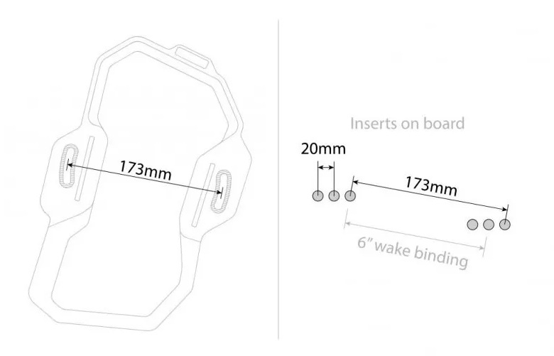 Crazyfly Binary III Bindung Green Lochabstand