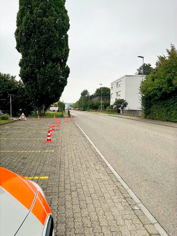 Verkehrsaktion vom Elternrat am 20.08.2025