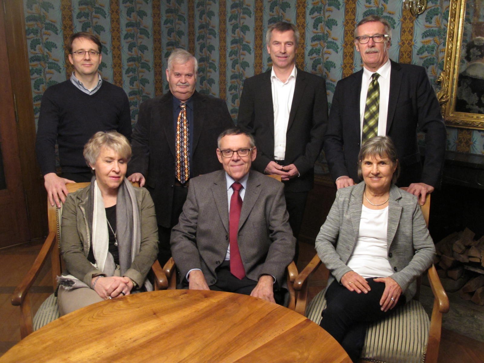 Vorstand 2016: Gabi Striffler, Urs Bachmann (Präsident), Lilo Dainese, Markus Merz, Ueli Widmer, Kuno Schumacher, Dölf Pfister