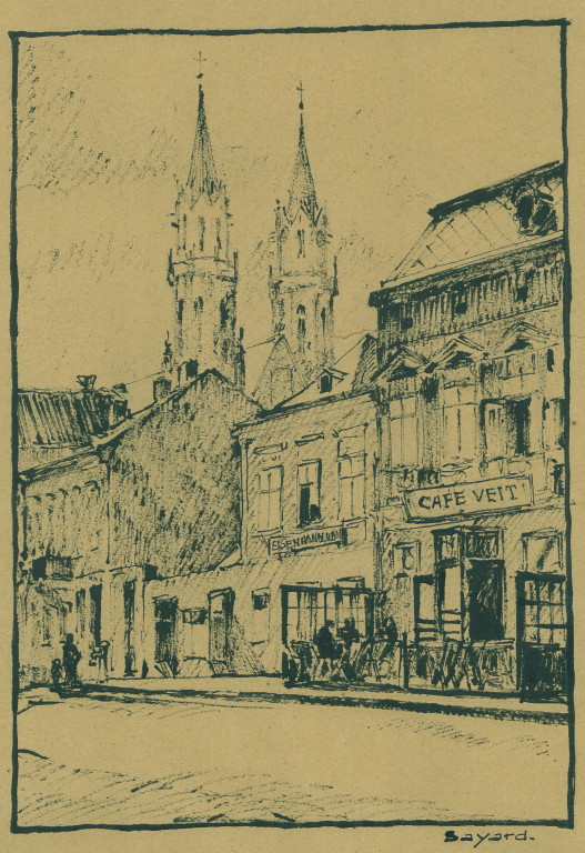 Niedermarkt, Café Veit, 1945