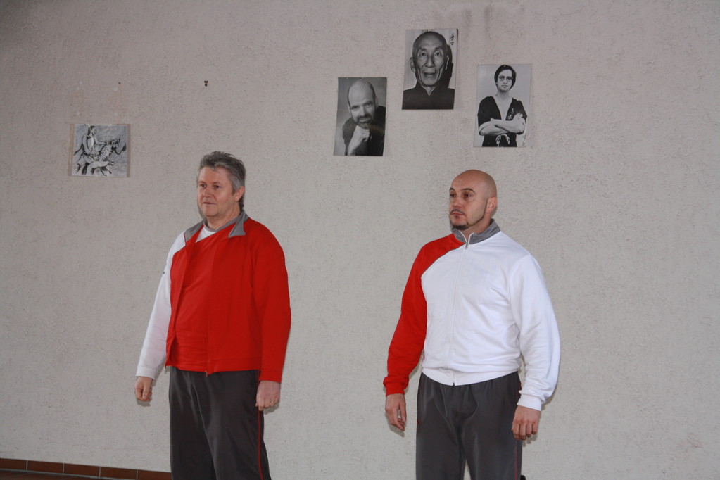 Sifu Rainer Tausend mit Sihing Michael Lindenmann