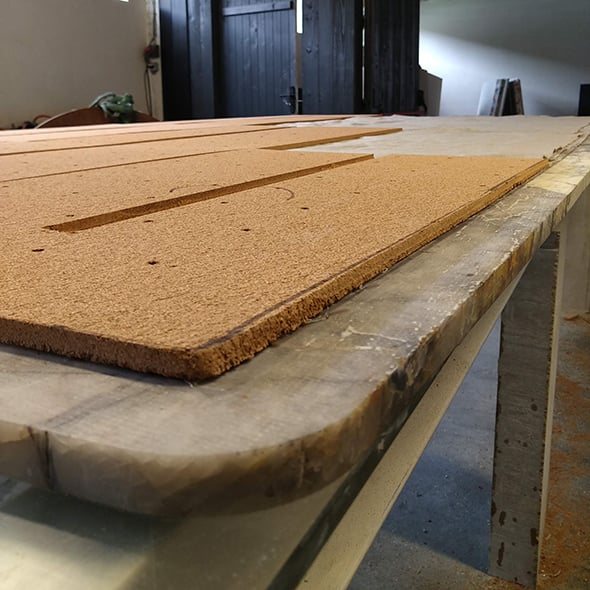 Une table XXL en quartzite Patagonia