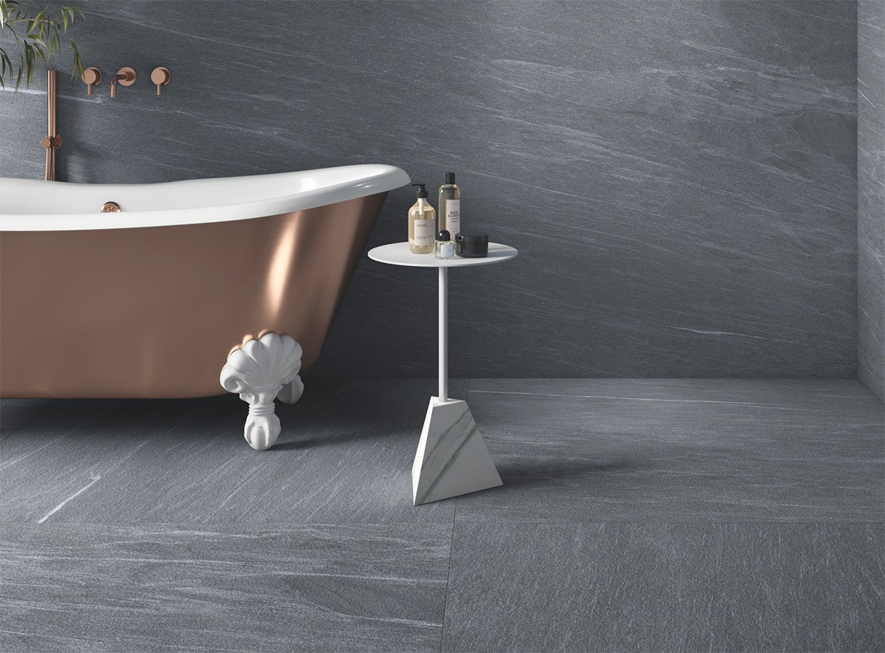 salle de bain en céramique 6 mm - Sapienstone