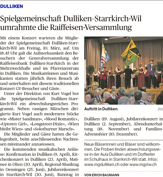 Oltner Tagblatt, 20.3.2017