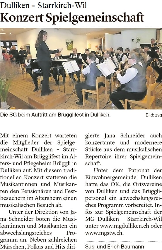Oltner Tagblatt, 1.11.2019, S. 26
