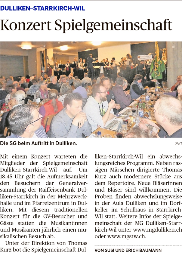 Oltner Tagblatt, 14.3.2019, S. 26