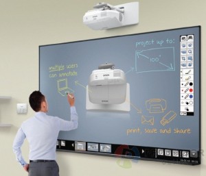 Videoprojecteur interactif dans l'entreprise